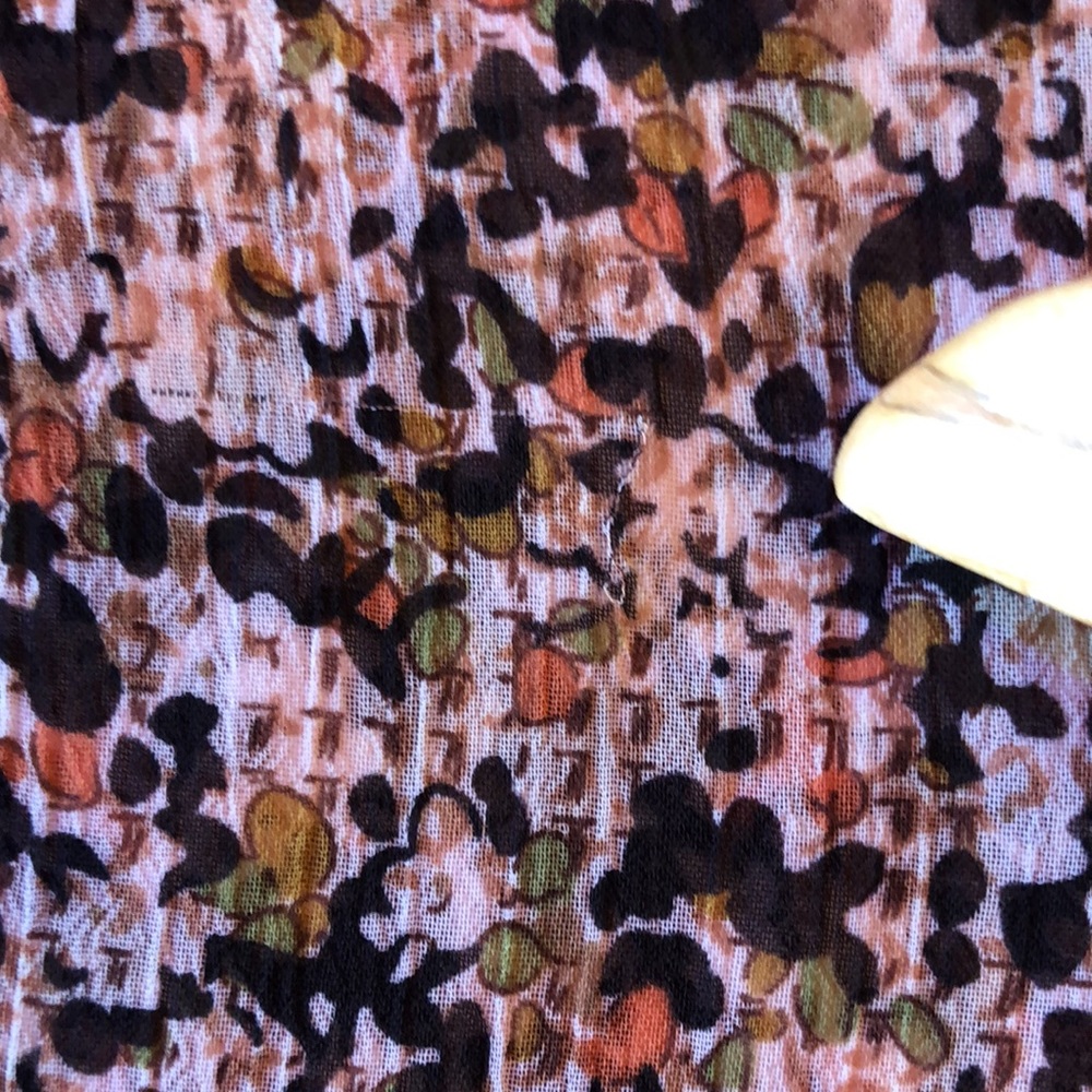 Printed Ruffled Dress Top - Picture 6 of 6